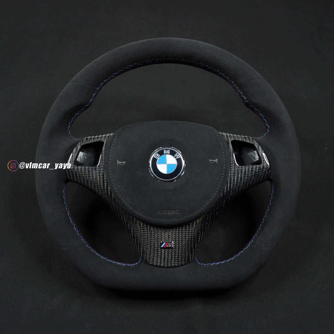 Private Custom Carbon Fiber Steering Wheel For BMW 3 Series E90 E92 E93