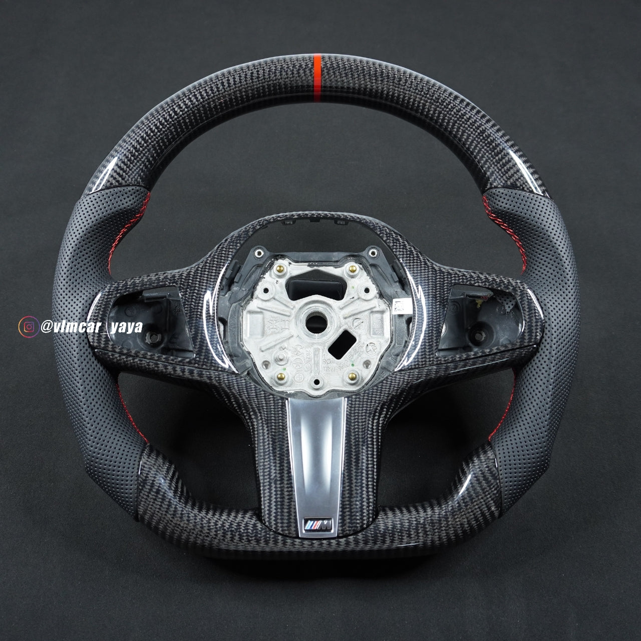 Private Custom Carbon Fiber Steering Wheel For BMW 3 5 8 Series X5 X6 G20 G30 G05