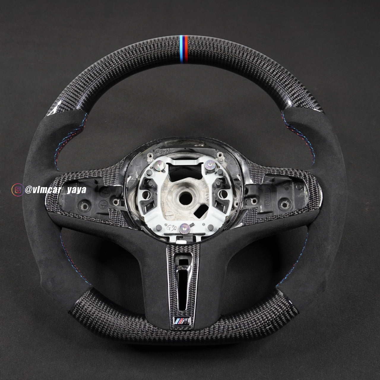 Private Custom Carbon Fiber Steering Wheel For BMW 3 5 8 Series X5 X6 G20 G30 G05