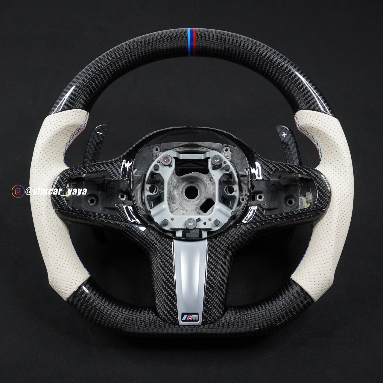 Private Custom Carbon Fiber Steering Wheel For BMW 3 5 8 Series X5 X6 G20 G30 G05