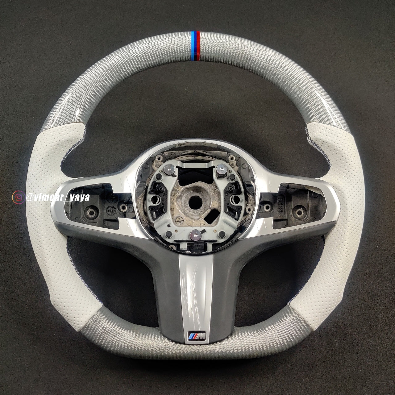 Private Custom Carbon Fiber Steering Wheel For BMW 3 5 8 Series X5 X6 G20 G30 G05
