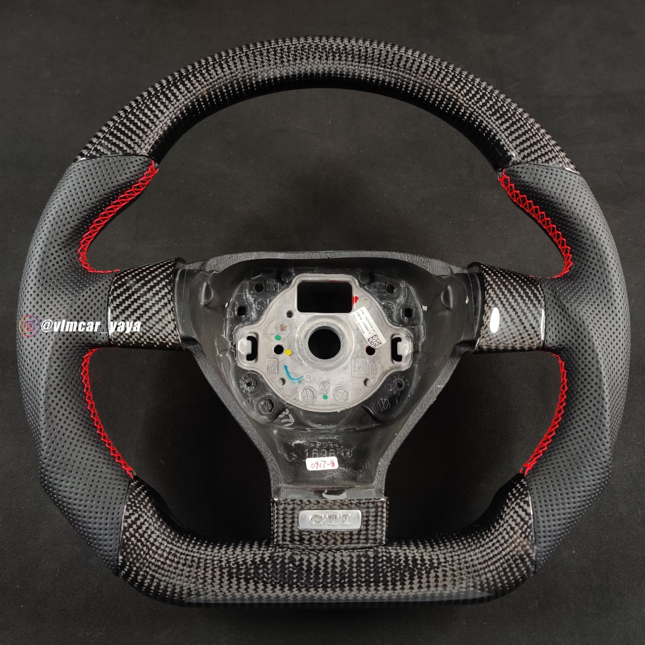 Private Custom Carbon Fiber Steering Wheel For Volkswagen Golf5 MK5 GTI VW