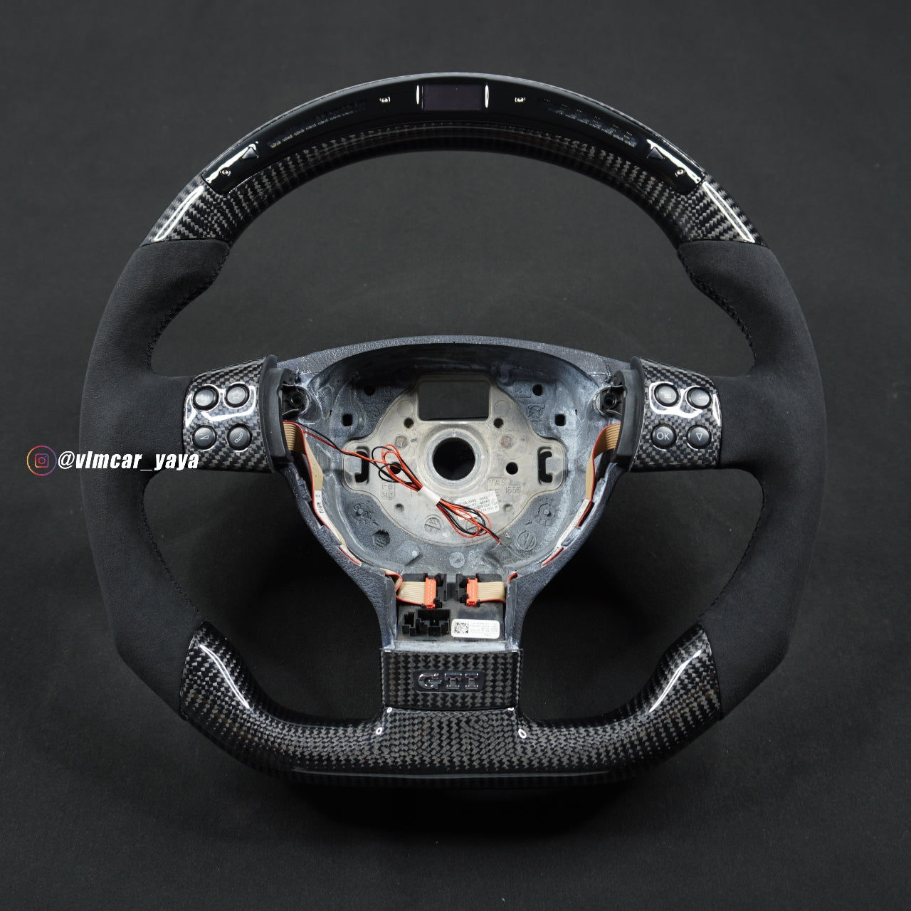 Private Custom Carbon Fiber Steering Wheel For Volkswagen Golf5 MK5 GTI VW