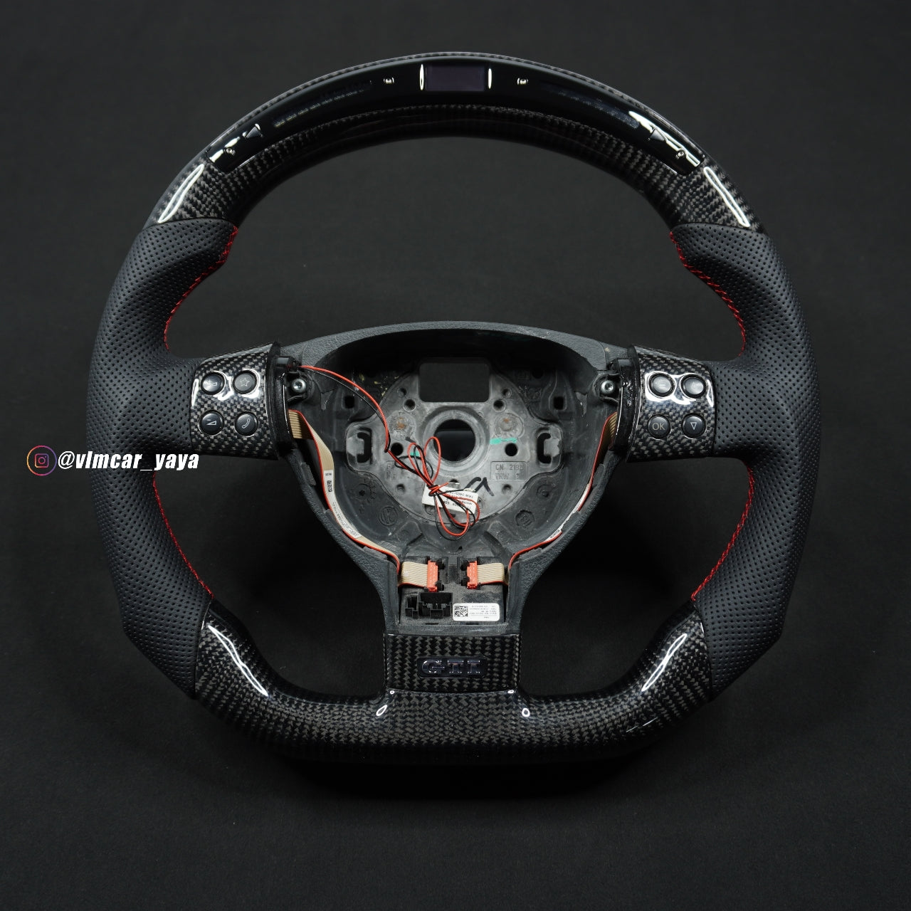 Private Custom Carbon Fiber Steering Wheel For Volkswagen Golf5 MK5 GTI VW