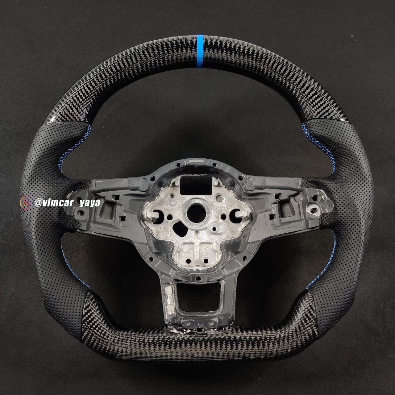 Private Custom Carbon Fiber Steering Wheel For Volkswagen Golf7 MK7R GTI VW