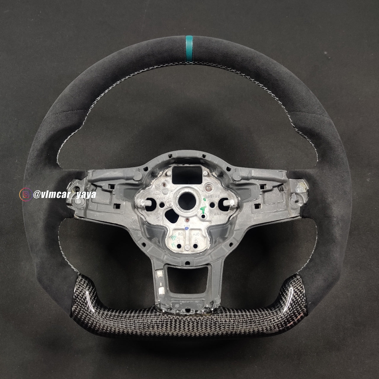 Private Custom Carbon Fiber Steering Wheel For Volkswagen Golf7 MK7 R GTI VW