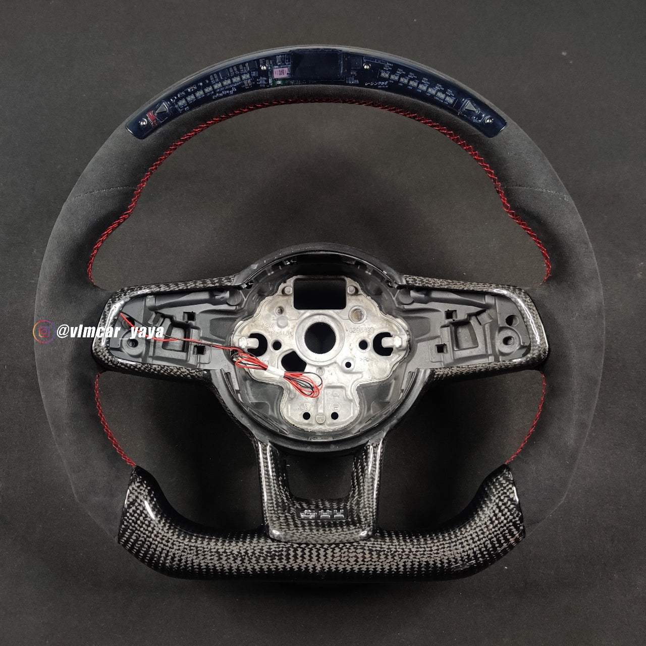 Private Custom Carbon Fiber Steering Wheel For Volkswagen Golf7 MK7 R GTI VW