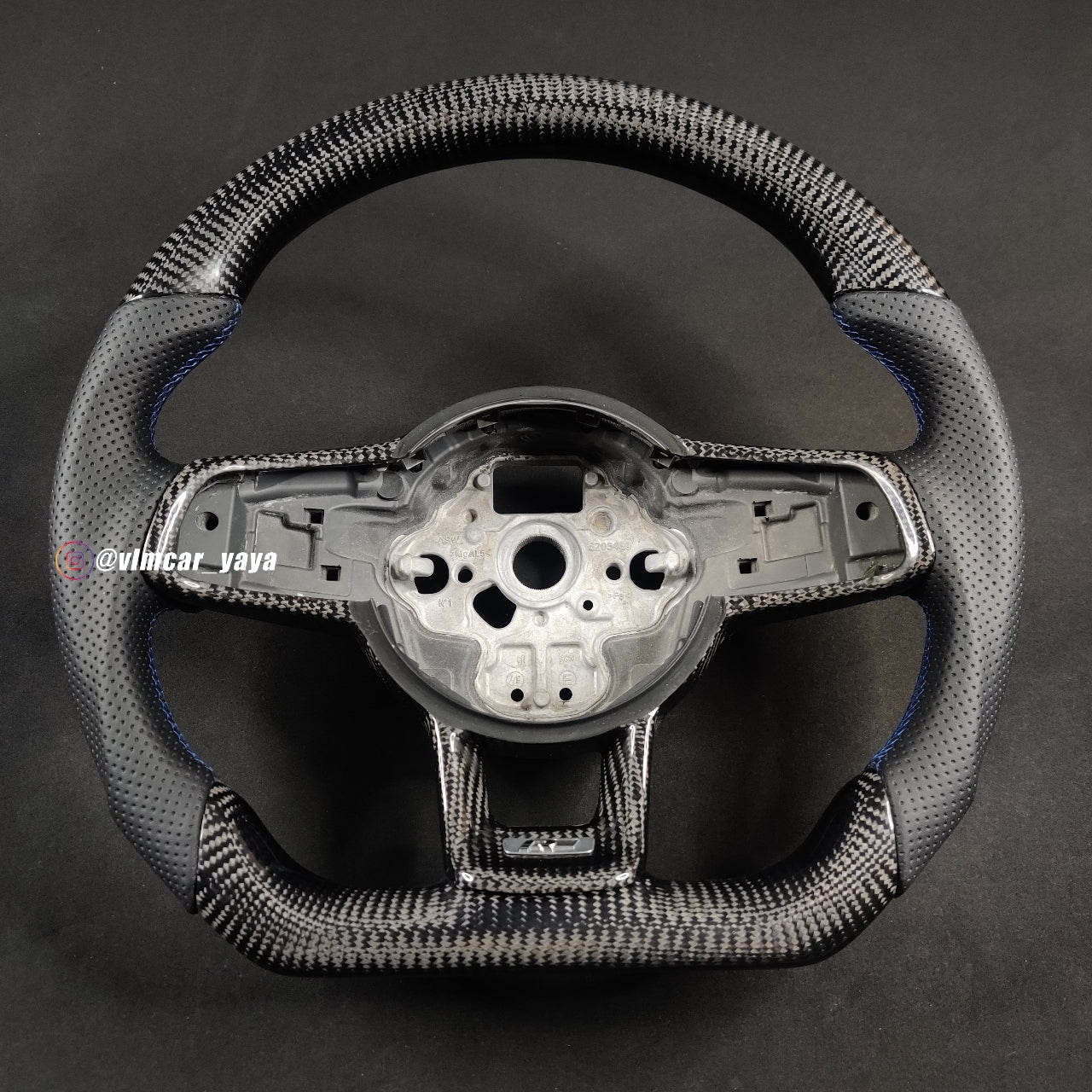 Private Custom Carbon Fiber Steering Wheel For Volkswagen Golf7 MK7R GTI VW