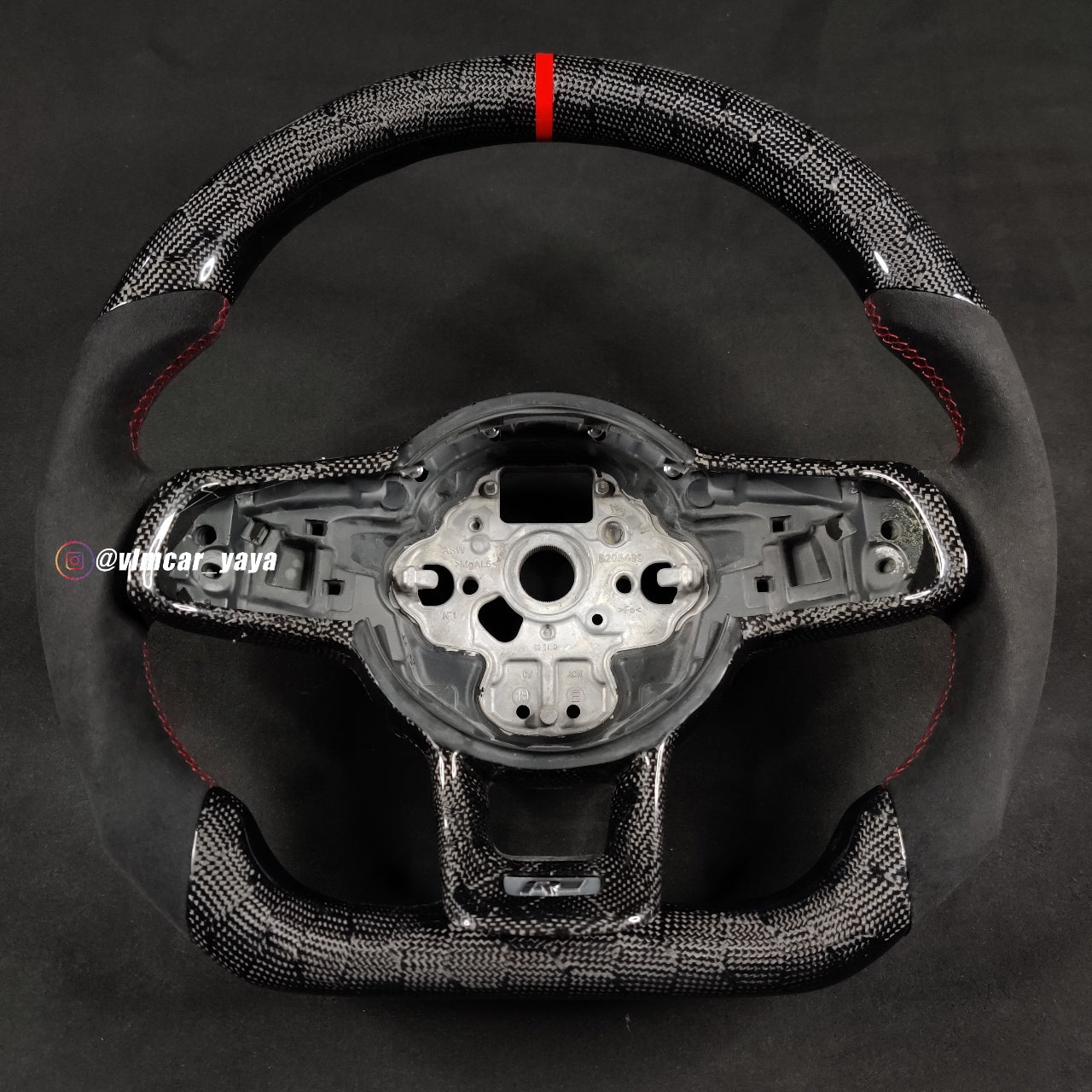 Private Custom Carbon Fiber Steering Wheel For Volkswagen Golf7 MK7 R GTI VW