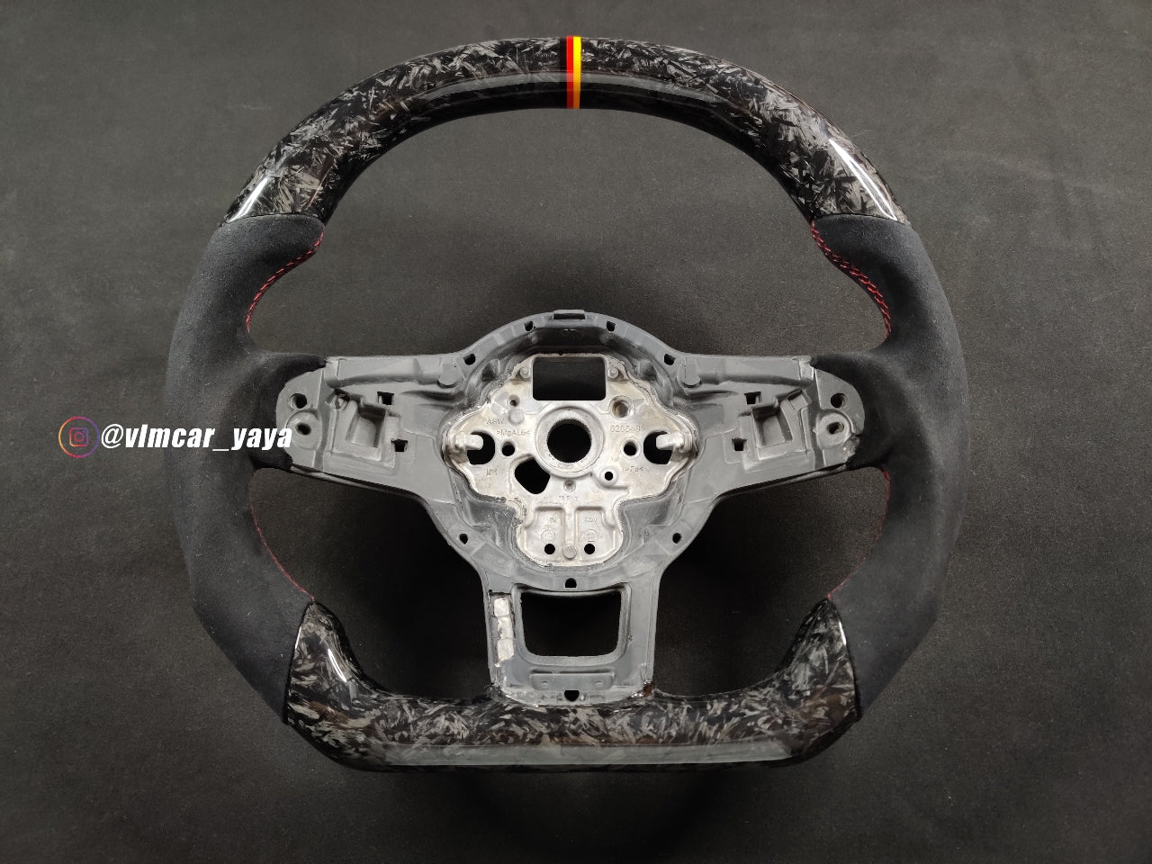 Private Custom Carbon Fiber Steering Wheel For Volkswagen Golf7 MK7 R GTI VW