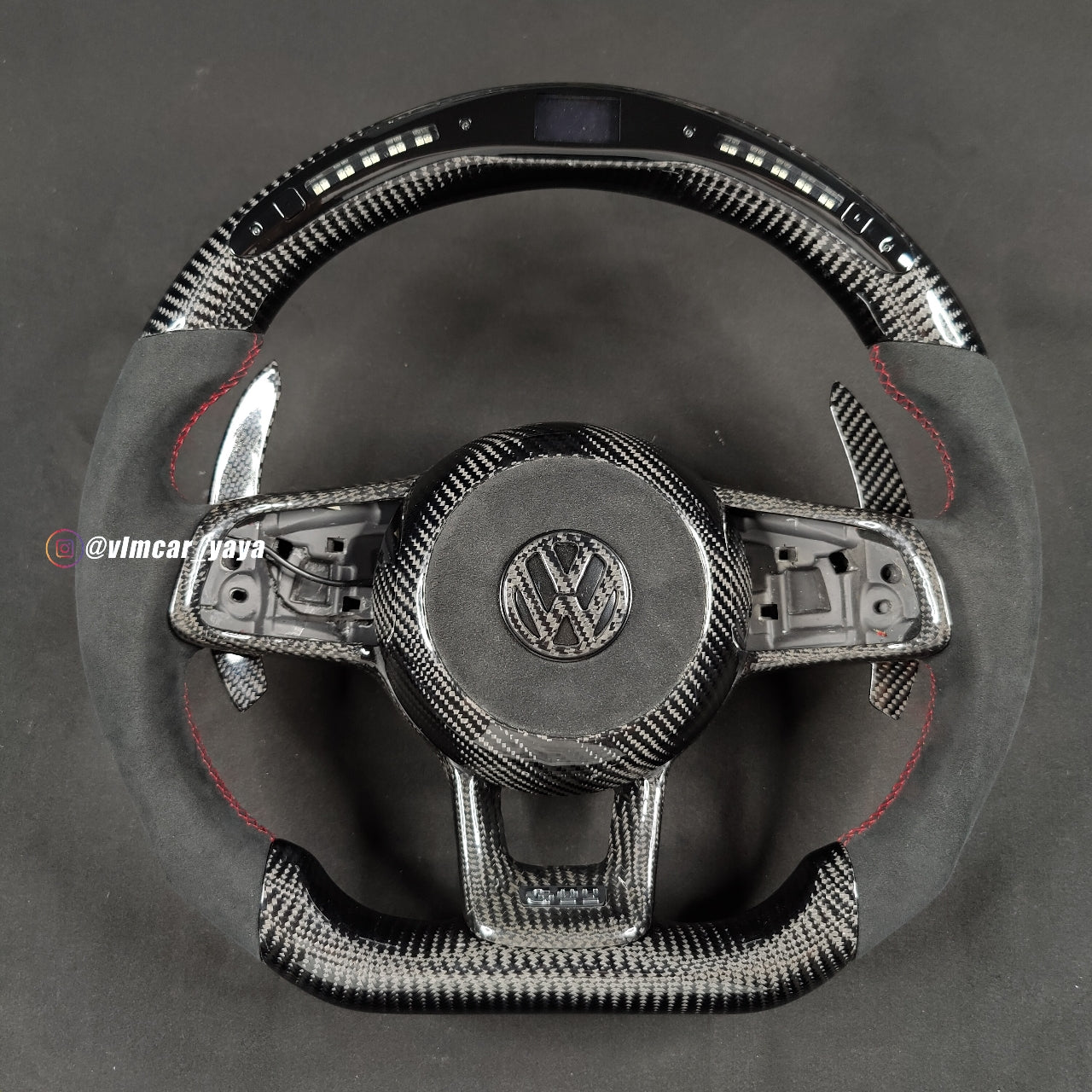 Private Custom Carbon Fiber Steering Wheel For Volkswagen Golf7 MK7 R GTI VW