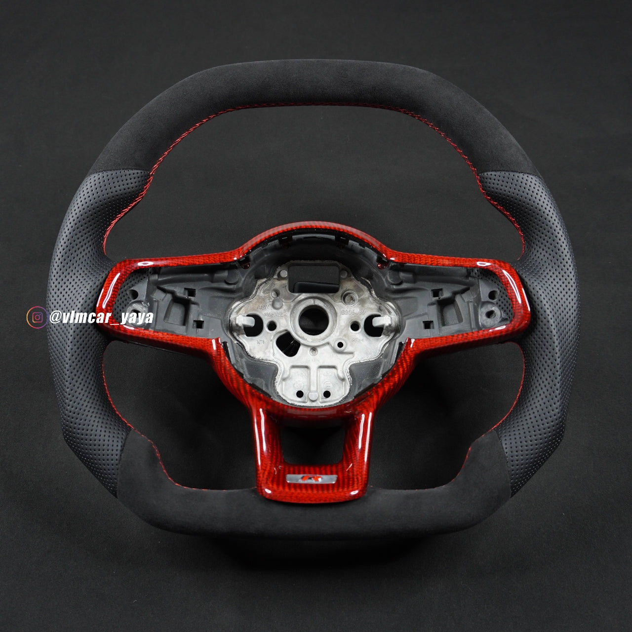 Private Custom Carbon Fiber Steering Wheel For Volkswagen Golf7 MK7R GTI VW