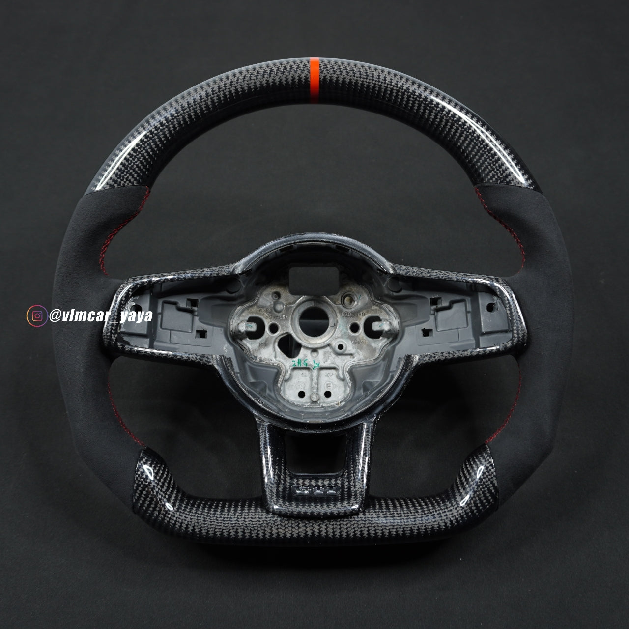 Private Custom Carbon Fiber Steering Wheel For Volkswagen Golf7 MK7 R GTI VW