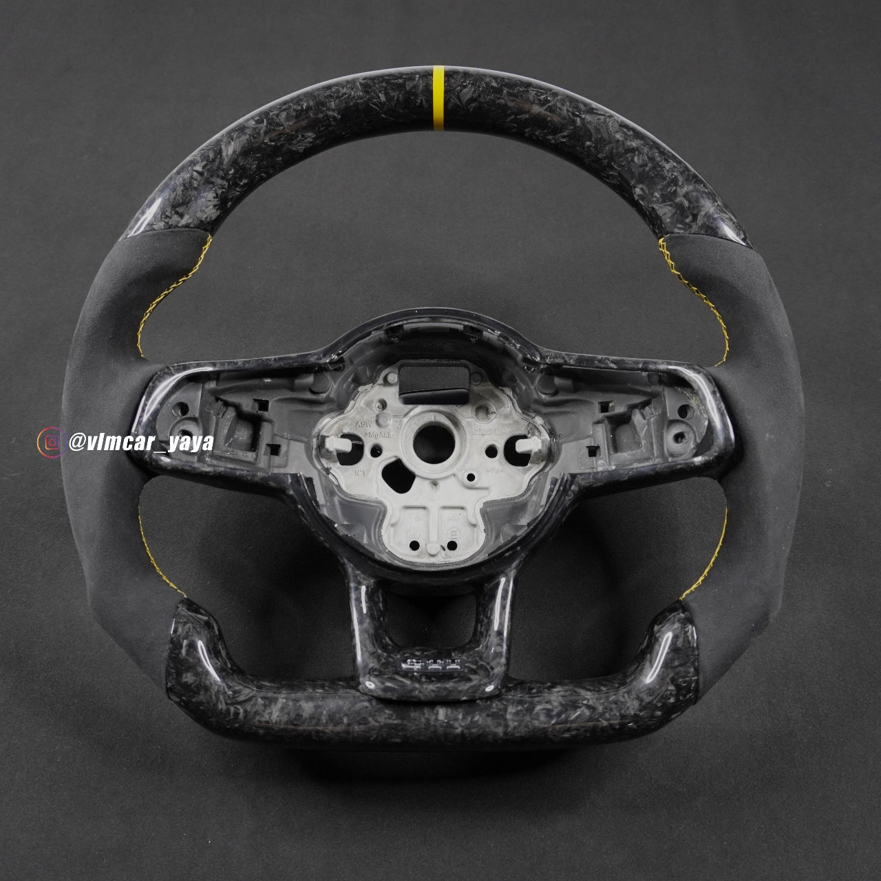 Private Custom Carbon Fiber Steering Wheel For Volkswagen Golf7 MK7 R GTI VW