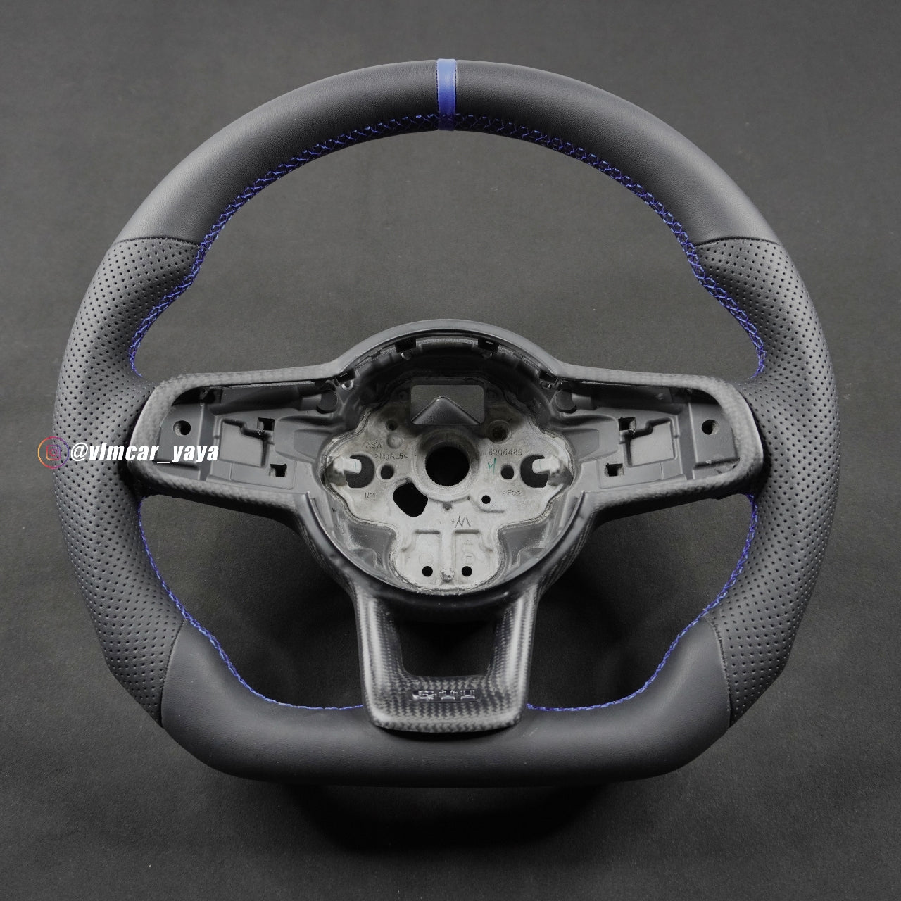 Private Custom Carbon Fiber Steering Wheel For Volkswagen Golf7 MK7R GTI VW