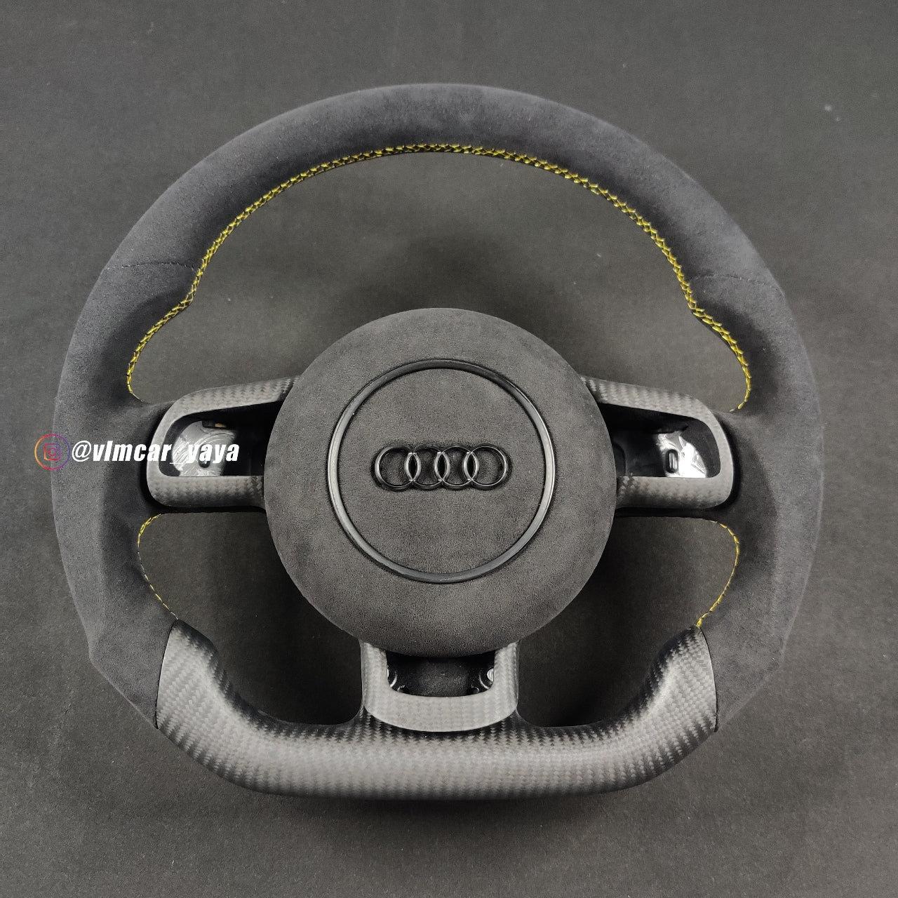 Private Custom Carbon Fiber Steering Wheel For Audi TT R8 A3 S3 8P RS3 RS6