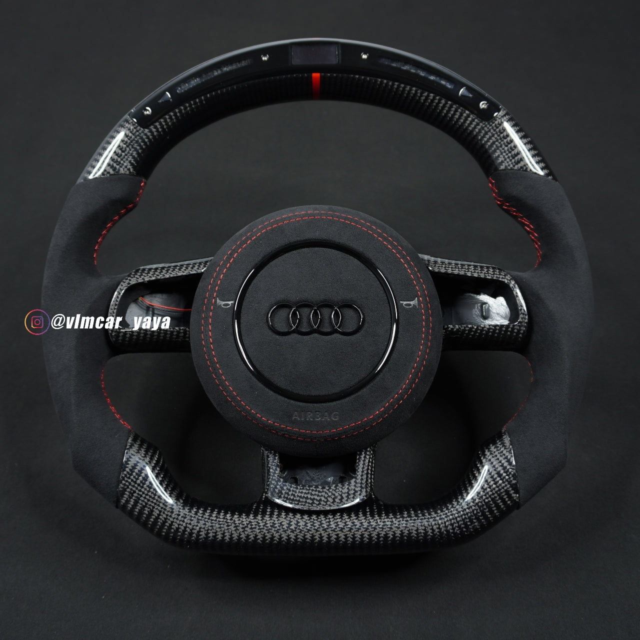 Private Custom Carbon Fiber Steering Wheel For Audi TT R8 A3 S3 8P RS3 RS6