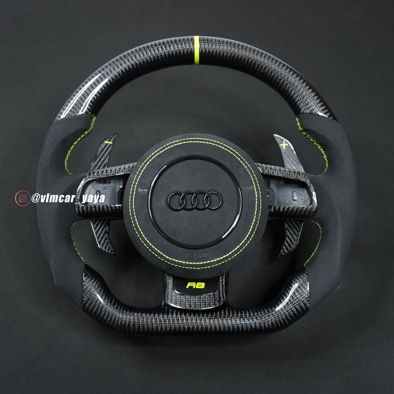 Private Custom Carbon Fiber Steering Wheel For Audi TT R8 A3 S3 8P RS3 RS6