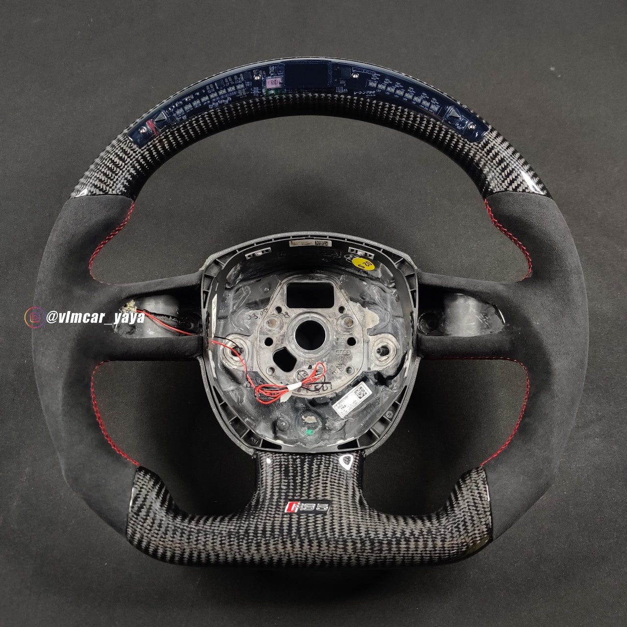 Private Custom Carbon Fiber Steering Wheel For Audi A3 A4 A5 S4 S5 S6 RS4 RS5 Q5 Q7