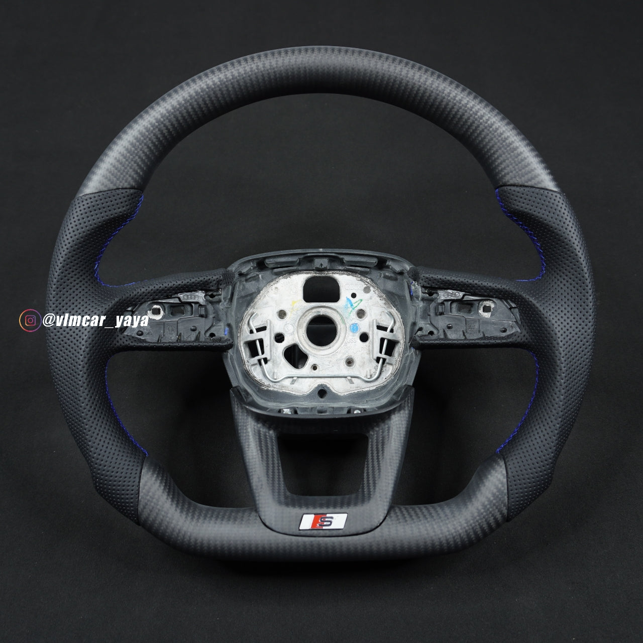 Private Custom Carbon Fiber Steering Wheel For Audi Q3 Q5 SQ8 RS5
