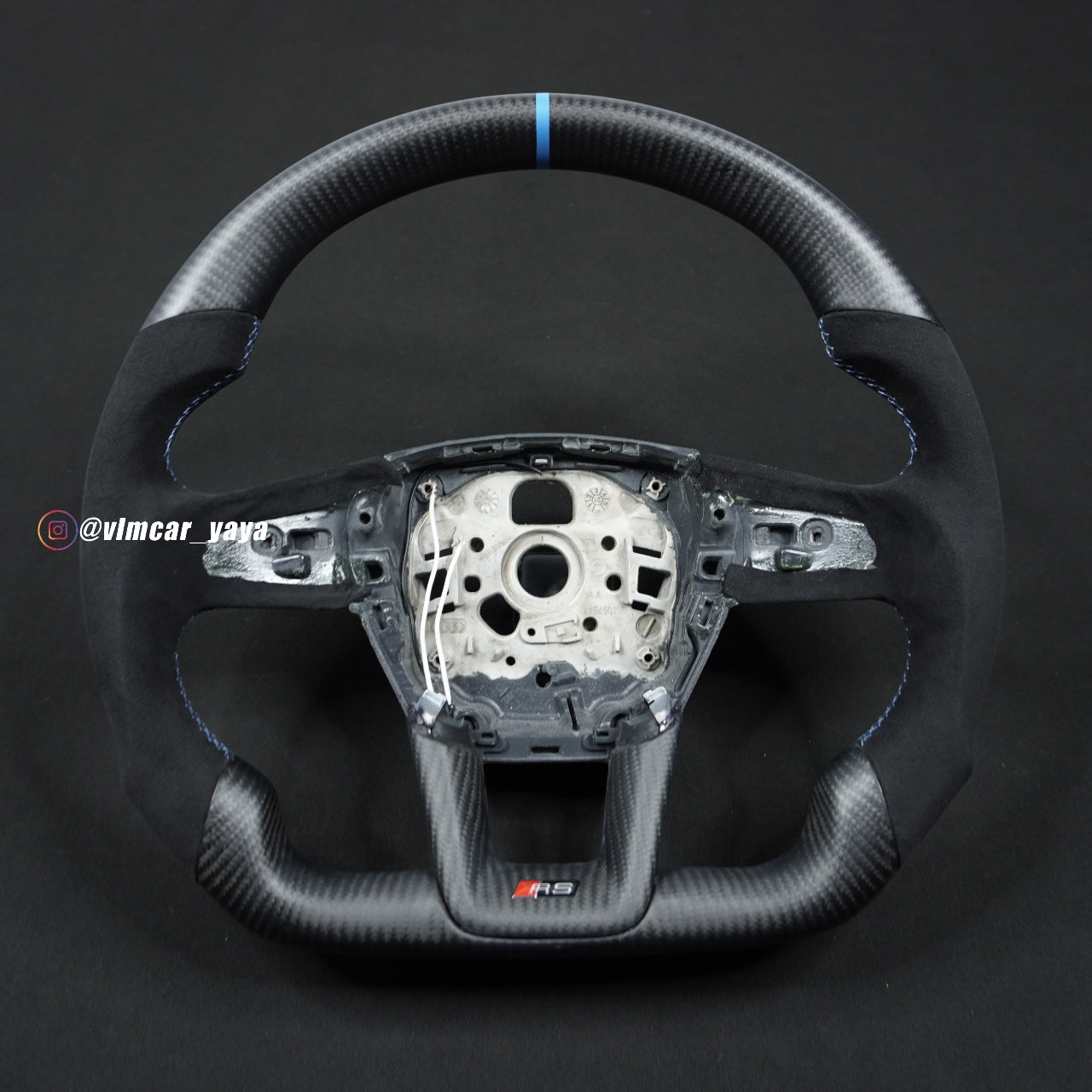 Private Custom Carbon Fiber Steering Wheel For Audi A6 A7 C8 New Style