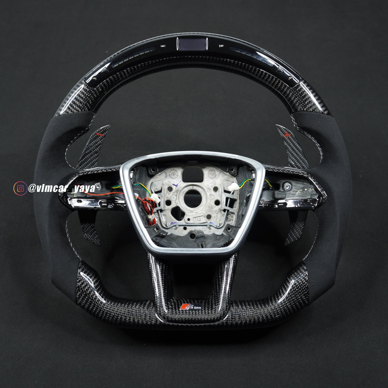 Private Custom Carbon Fiber Steering Wheel For Audi A6 A7 C8 New Style