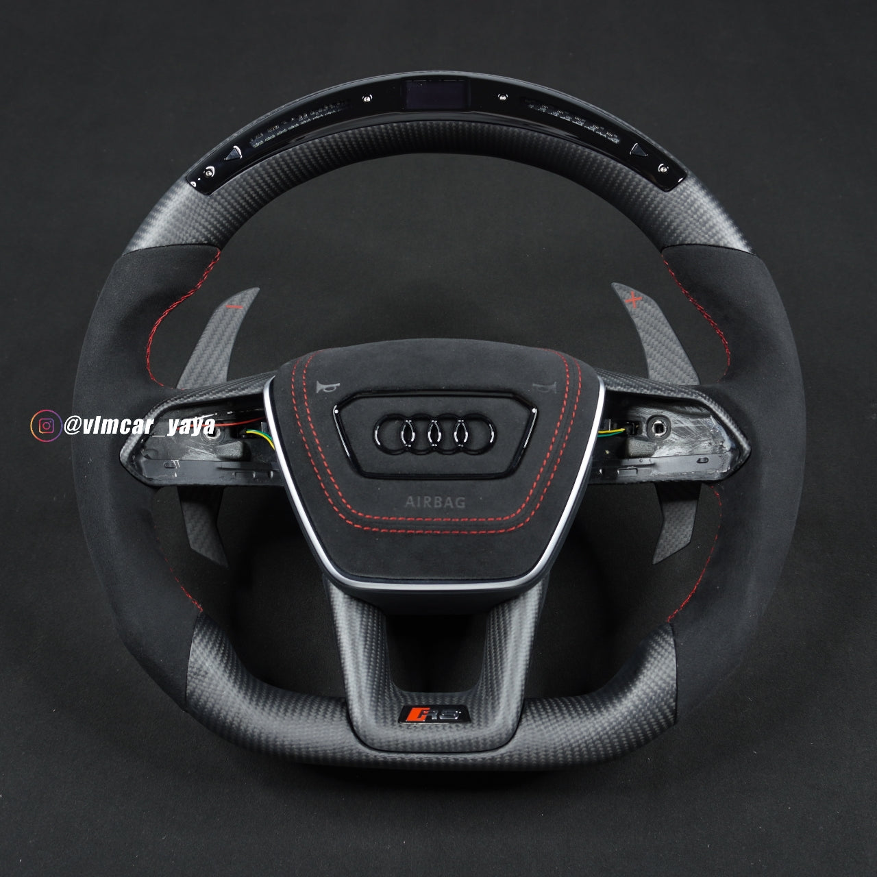 Private Custom Carbon Fiber Steering Wheel For Audi A6 A7 C8 New Style