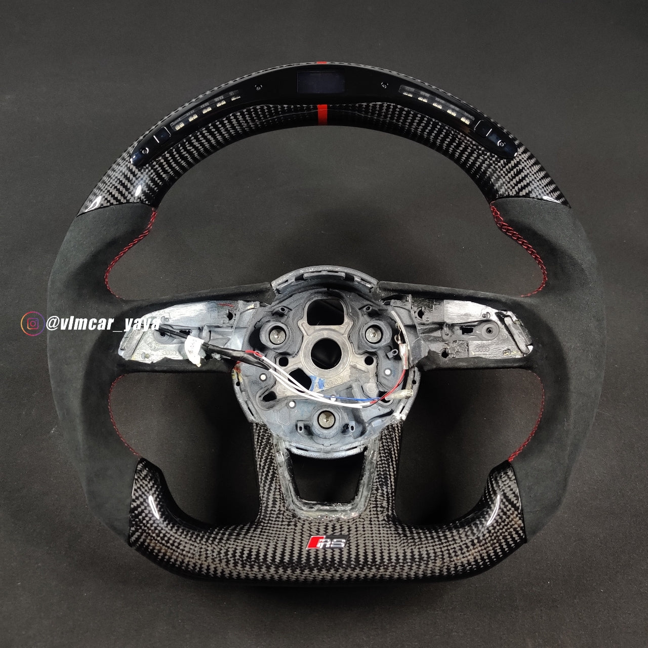 Private Custom Carbon Fiber Steering Wheel For Audi A4 A5 S3 S4 S5 RS3 RS4 RS7