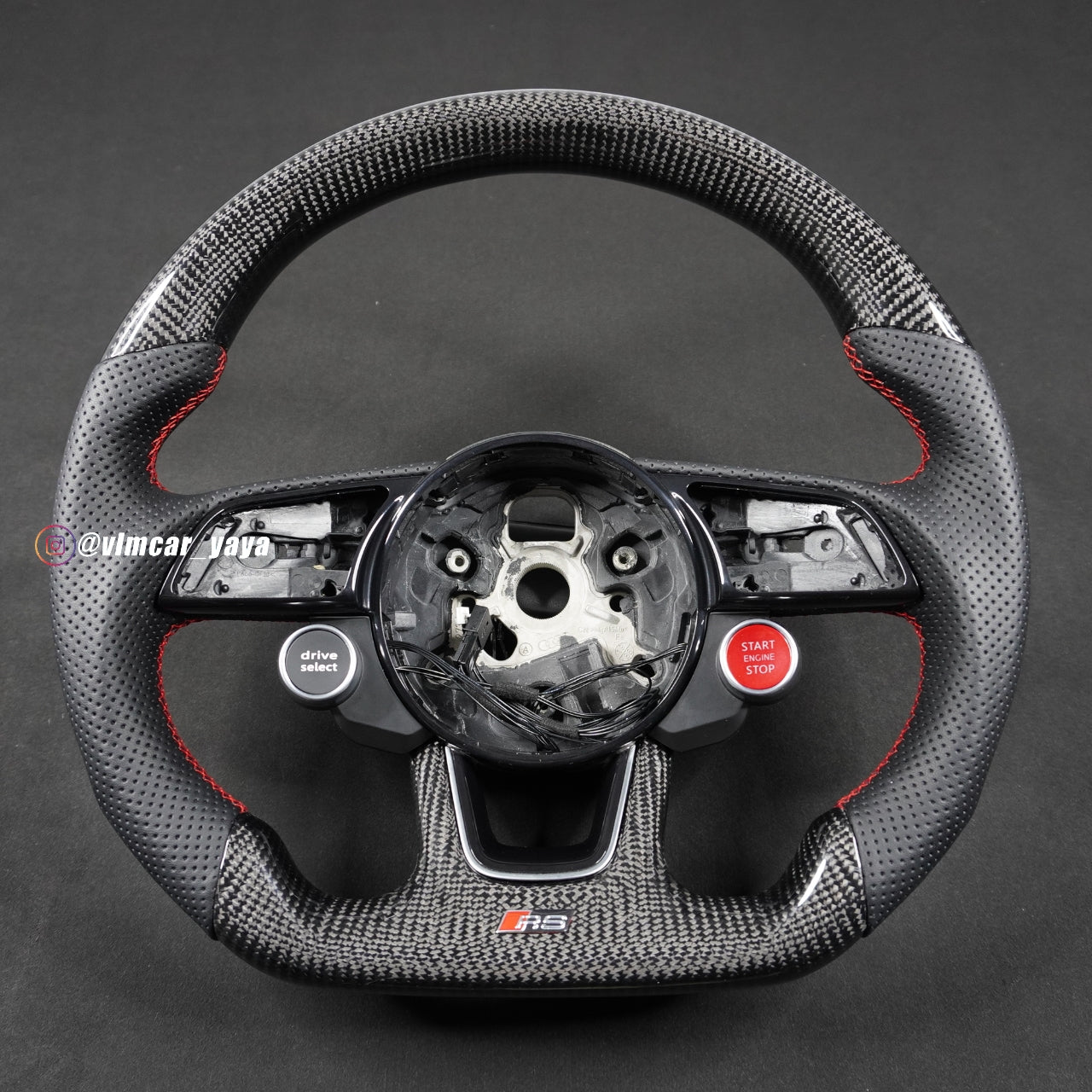 Private Custom Carbon Fiber Steering Wheel For Audi A4 A5 S3 S4 S5 RS3 RS4 RS7