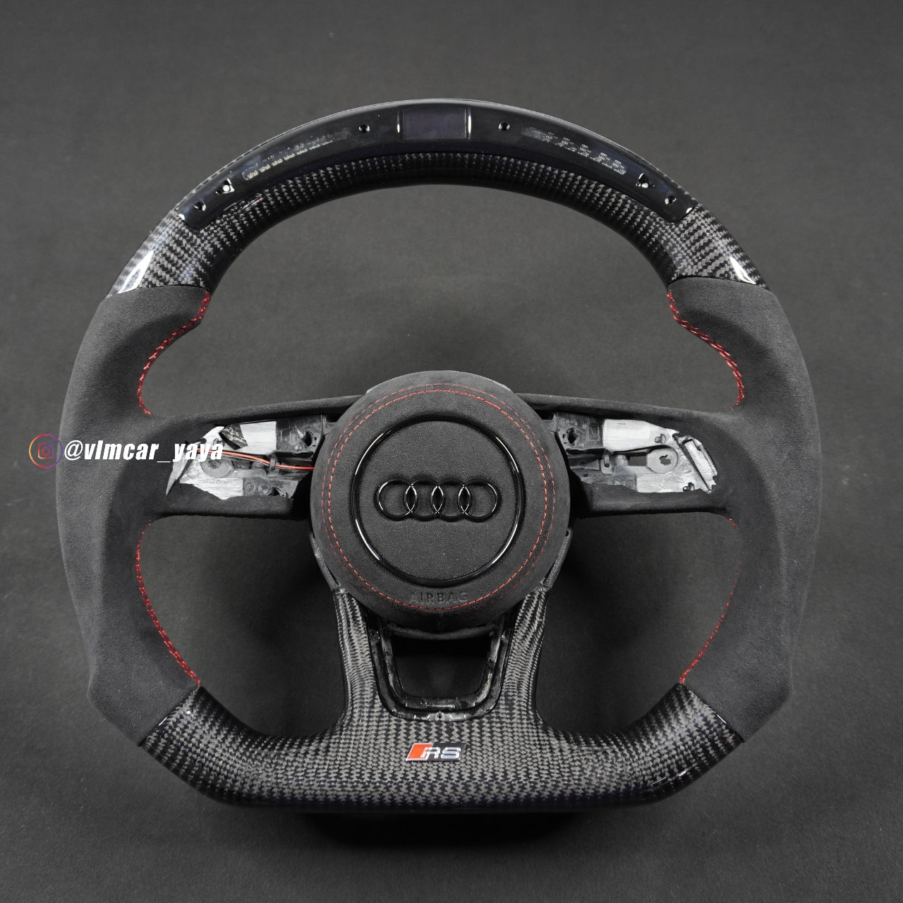 Private Custom Carbon Fiber Steering Wheel For Audi A4 A5 S3 S4 S5 RS3 RS4 RS7