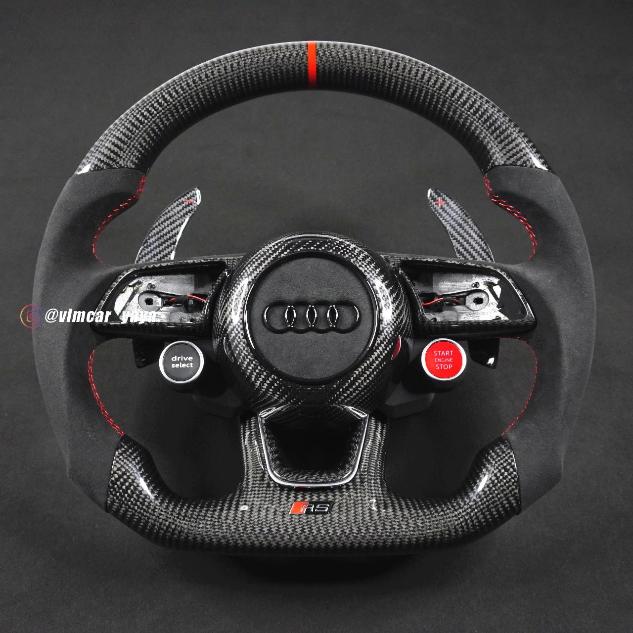 Private Custom Carbon Fiber Steering Wheel For Audi A4 A5 S3 S4 S5 RS3 RS4 RS7