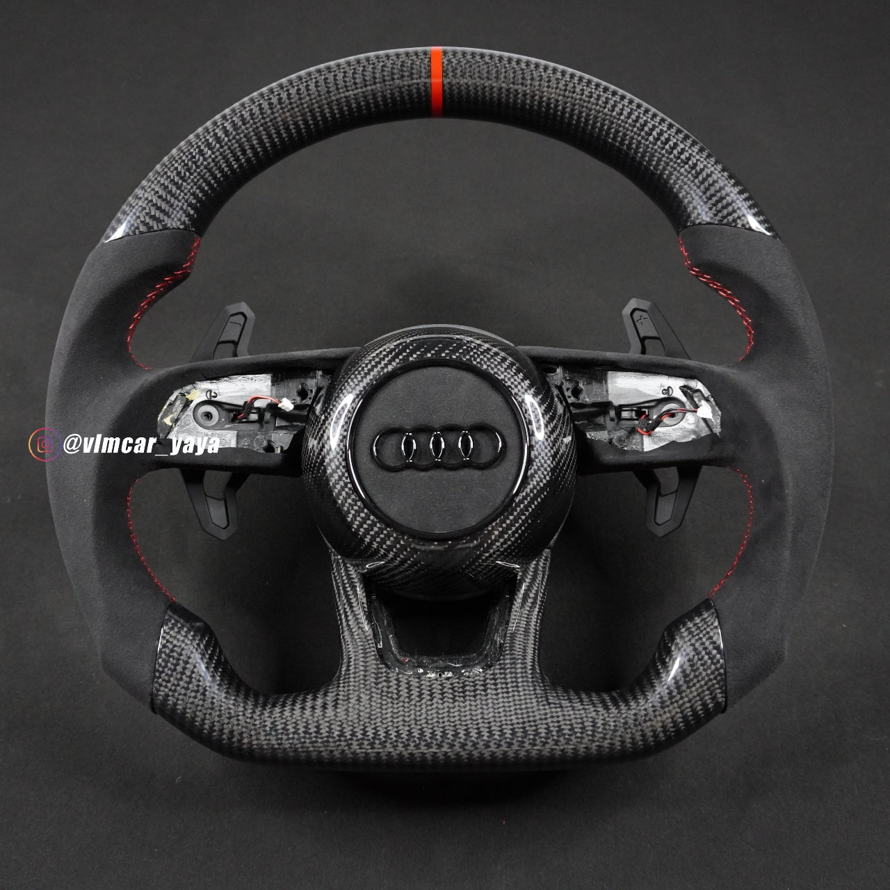 Private Custom Carbon Fiber Steering Wheel For Audi A4 A5 S3 S4 S5 RS3 RS4 RS7