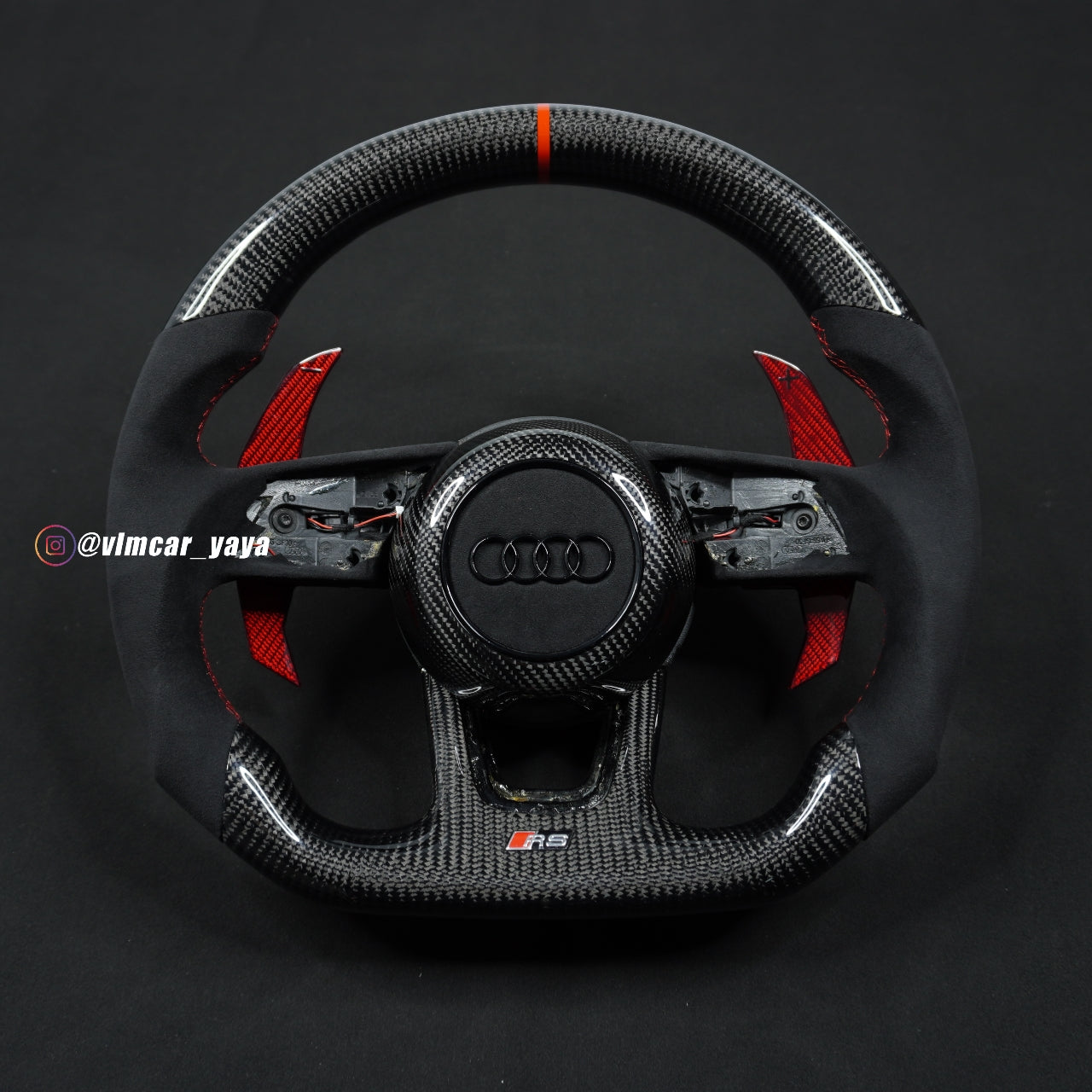 Private Custom Carbon Fiber Steering Wheel For Audi A4 A5 S3 S4 S5 RS3 RS4 RS7