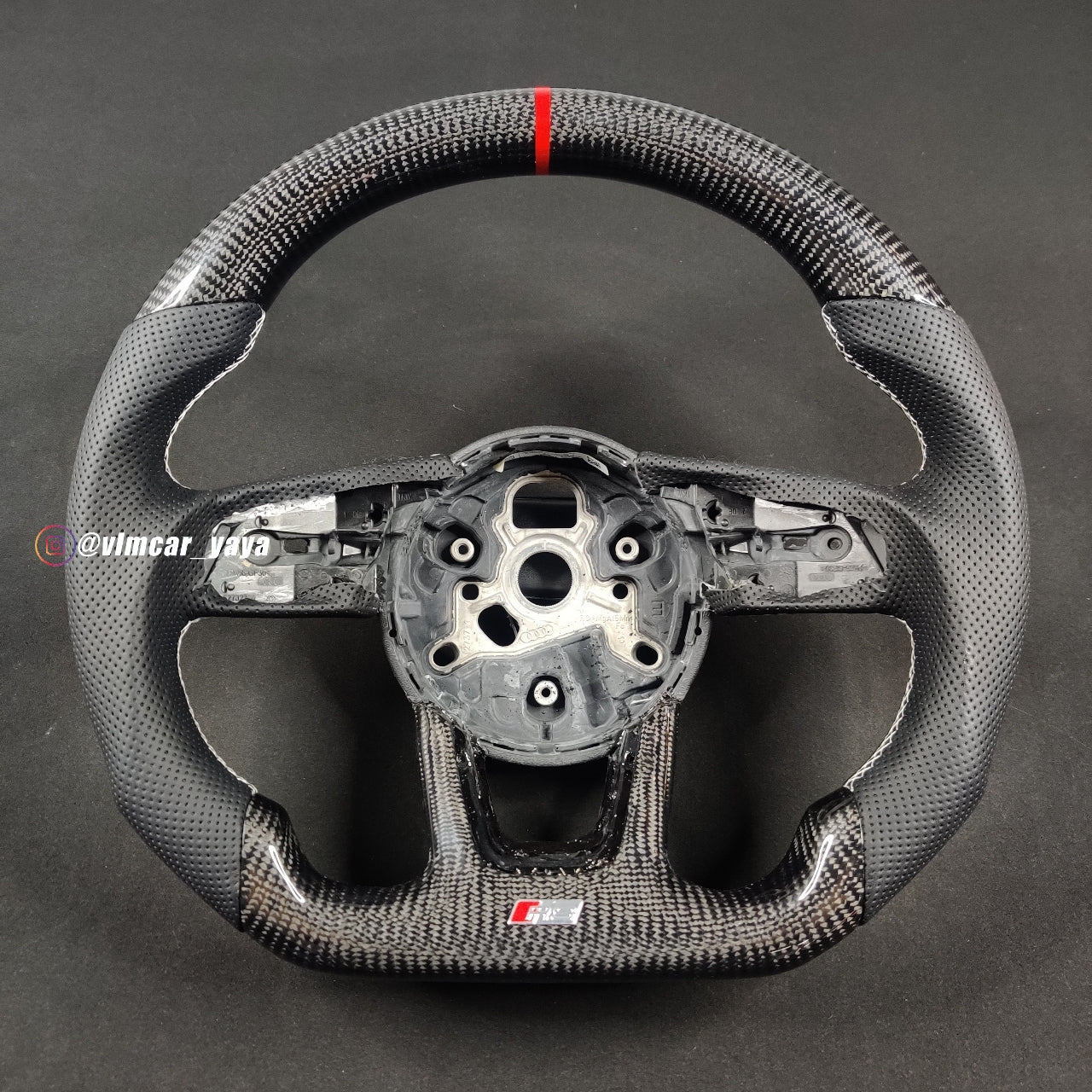 Private Custom Carbon Fiber Steering Wheel For Audi A4 A5 S3 S4 S5 RS3 RS4 RS7