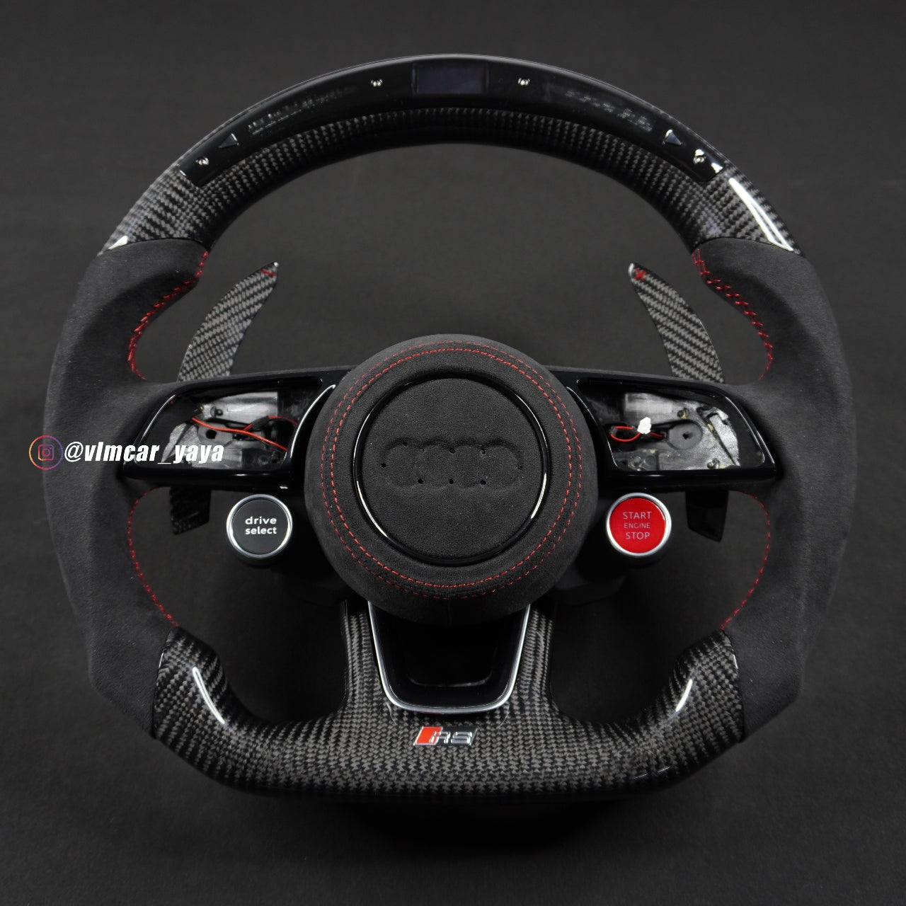 Private Custom Carbon Fiber Steering Wheel For Audi A4 A5 S3 S4 S5 RS3 RS4 RS7