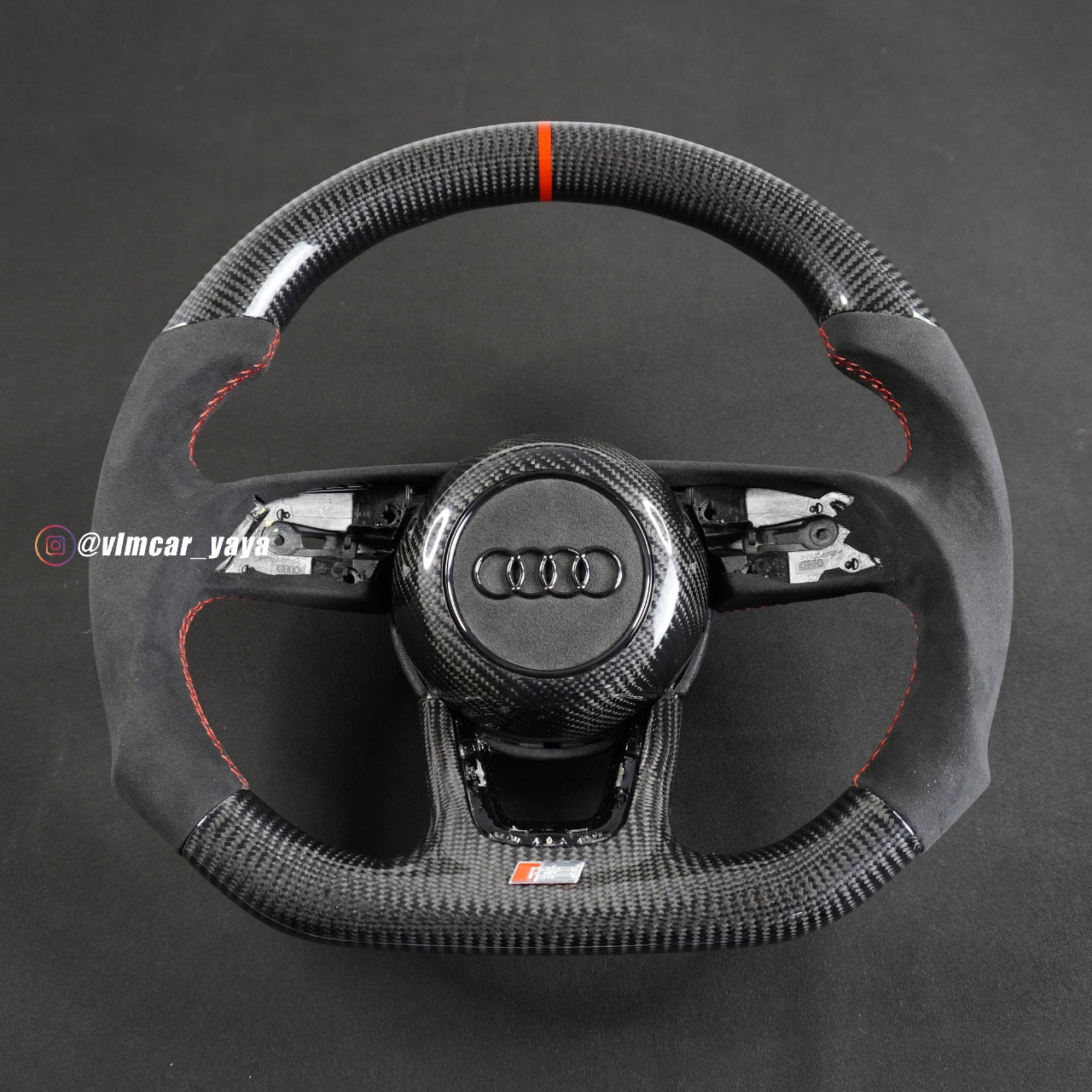 Private Custom Carbon Fiber Steering Wheel For Audi A4 A5 S3 S4 S5 RS3 RS4 RS7
