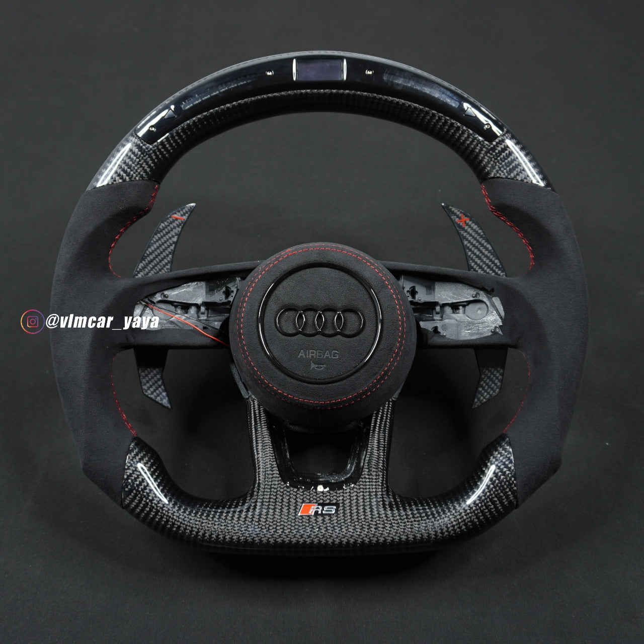 Private Custom Carbon Fiber Steering Wheel For Audi A4 A5 S3 S4 S5 RS3 RS4 RS7