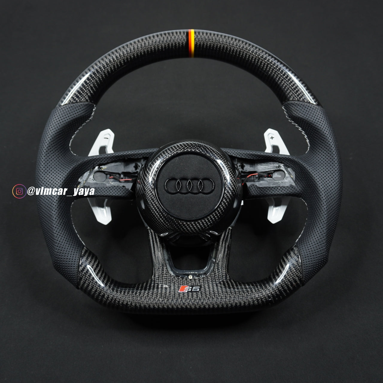 Private Custom Carbon Fiber Steering Wheel For Audi A4 A5 S3 S4 S5 RS3 RS4 RS7