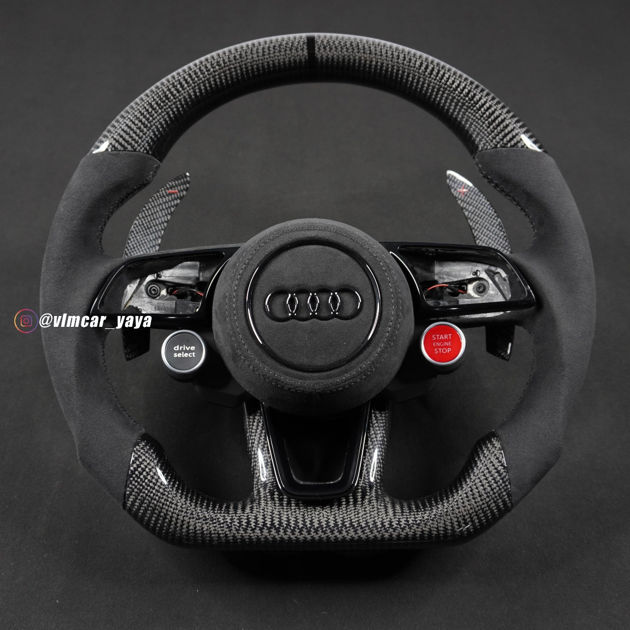 Private Custom Carbon Fiber Steering Wheel For Audi S3 S4 S5 RS3 RS4 RS7 A4 A5