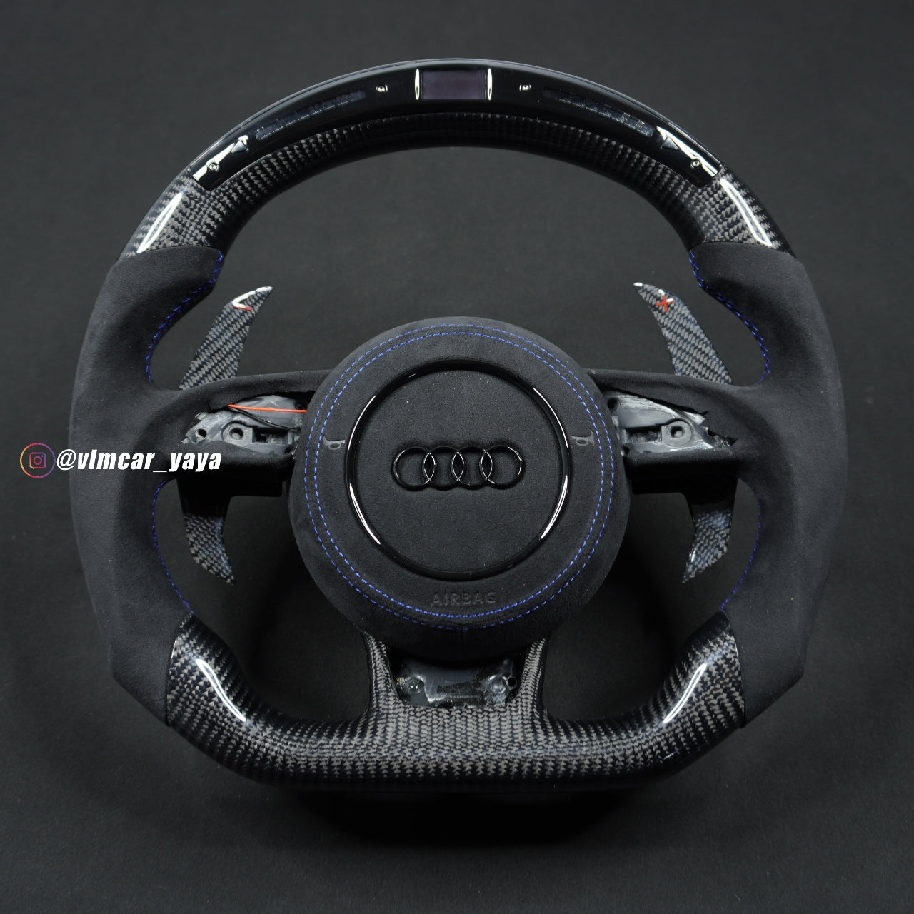 Private Custom Carbon Fiber Steering Wheel For Audi A1 S1 S3 S4 S5 RS3 RS4 RS5 SQ5