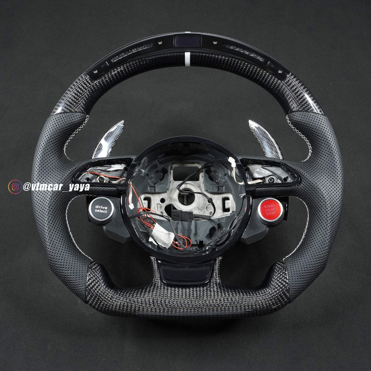 Private Custom Carbon Fiber Steering Wheel For Audi A1 S1 S3 S4 S5 RS3 RS4 RS5 SQ5
