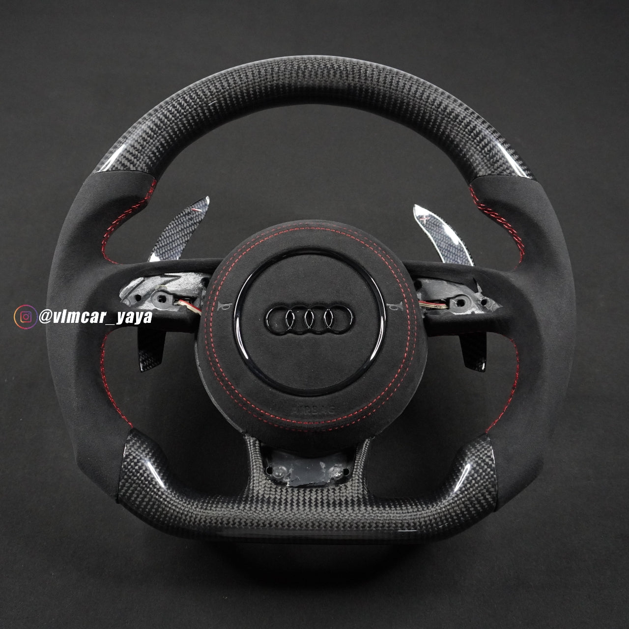 Private Custom Carbon Fiber Steering Wheel For Audi A1 S1 S3 S4 S5 RS3 RS4 RS5 SQ5