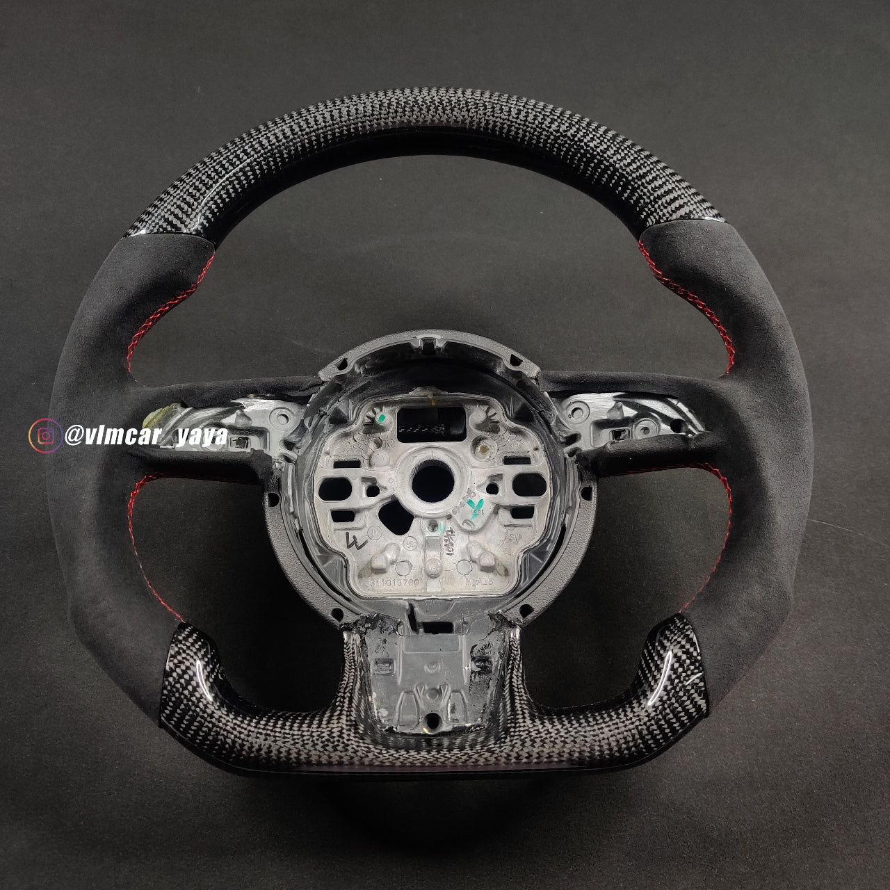 Private Custom Carbon Fiber Steering Wheel For Audi A1 A3 A4 A5 A6 A7 S6 S7 Q3