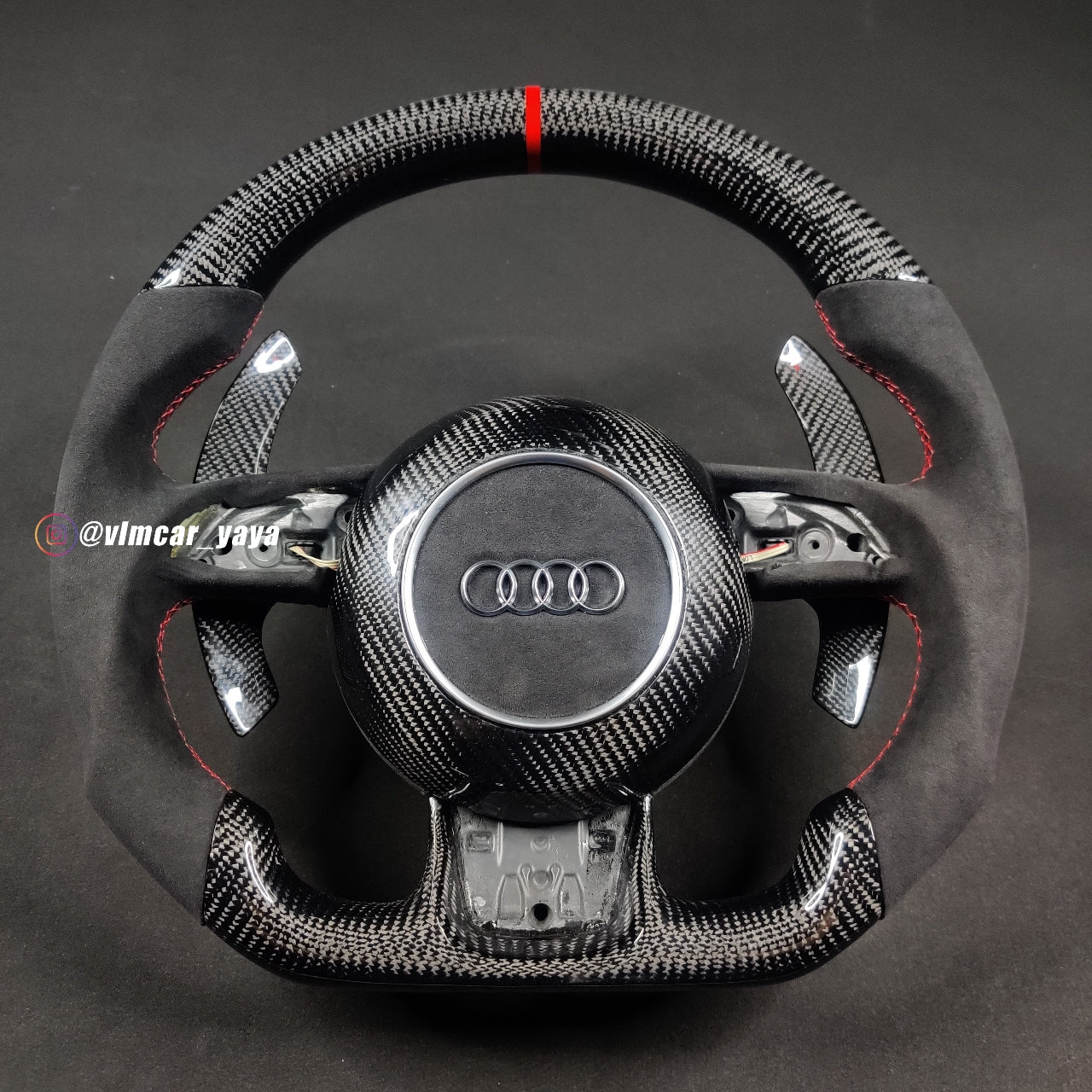 Private Custom Carbon Fiber Steering Wheel For Audi A1 A3 A4 A5 A6 A7 S6 S7 Q3