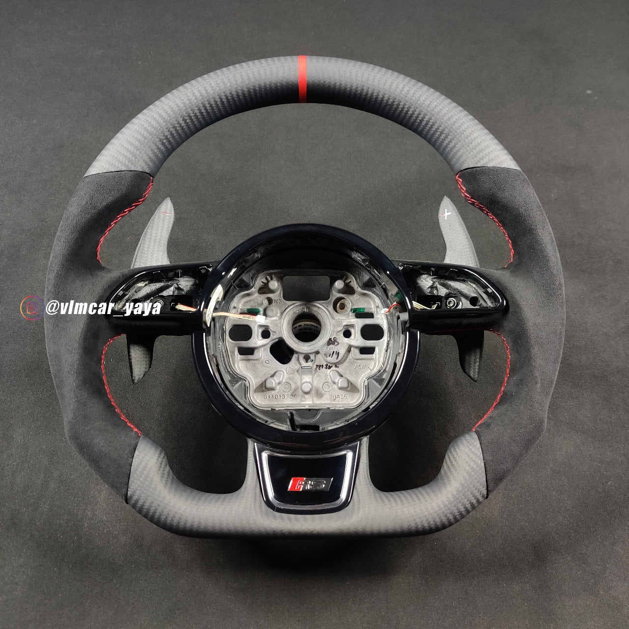 Private Custom Carbon Fiber Steering Wheel For Audi A1 A3 A4 A5 A6 A7 S6 S7 Q3