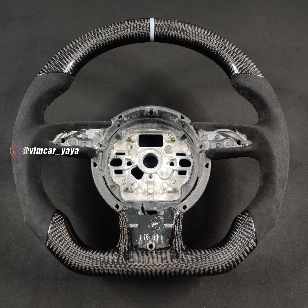 Private Custom Carbon Fiber Steering Wheel For Audi A1 A3 A4 A5 A6 A7 S6 S7 Q3