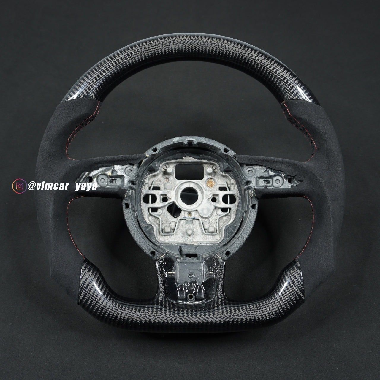 Private Custom Carbon Fiber Steering Wheel For Audi A1 A3 A4 A5 A6 A7 S6 S7 Q3