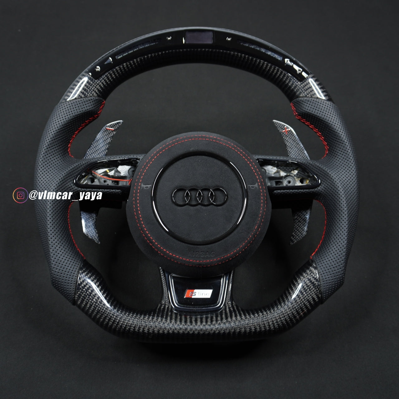 Private Custom Carbon Fiber Steering Wheel For Audi A1 A3 A4 A5 A6 A7 S6 S7 Q3