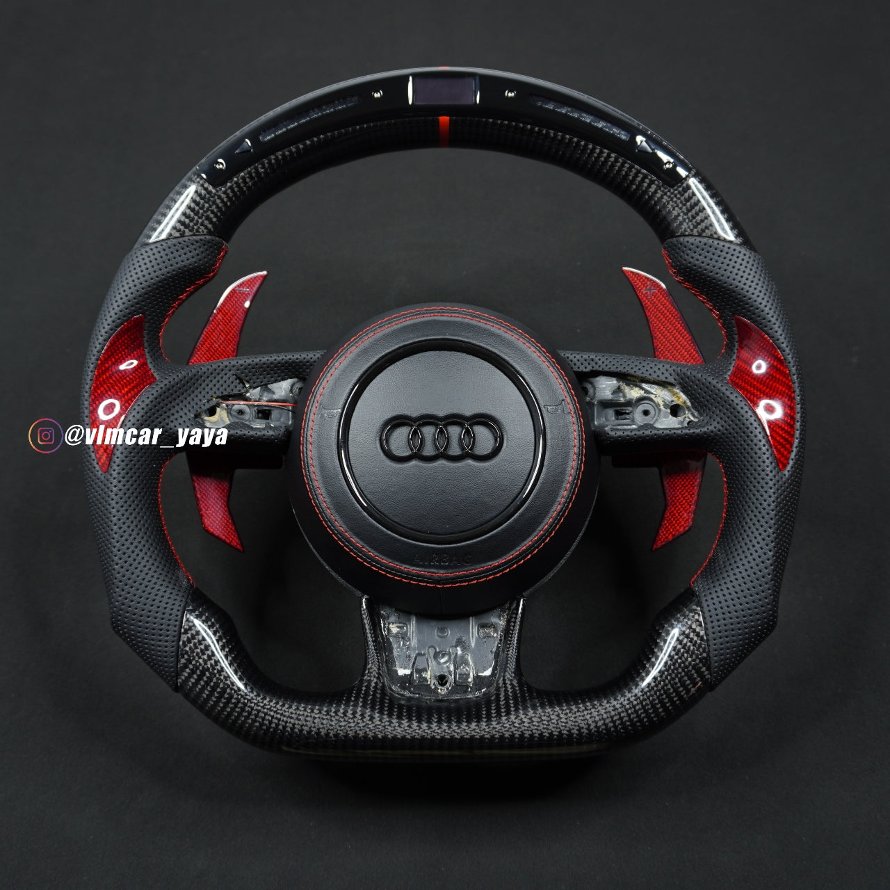 Private Custom Carbon Fiber Steering Wheel For Audi A1 A3 A4 A5 A6 A7 S6 S7 Q3