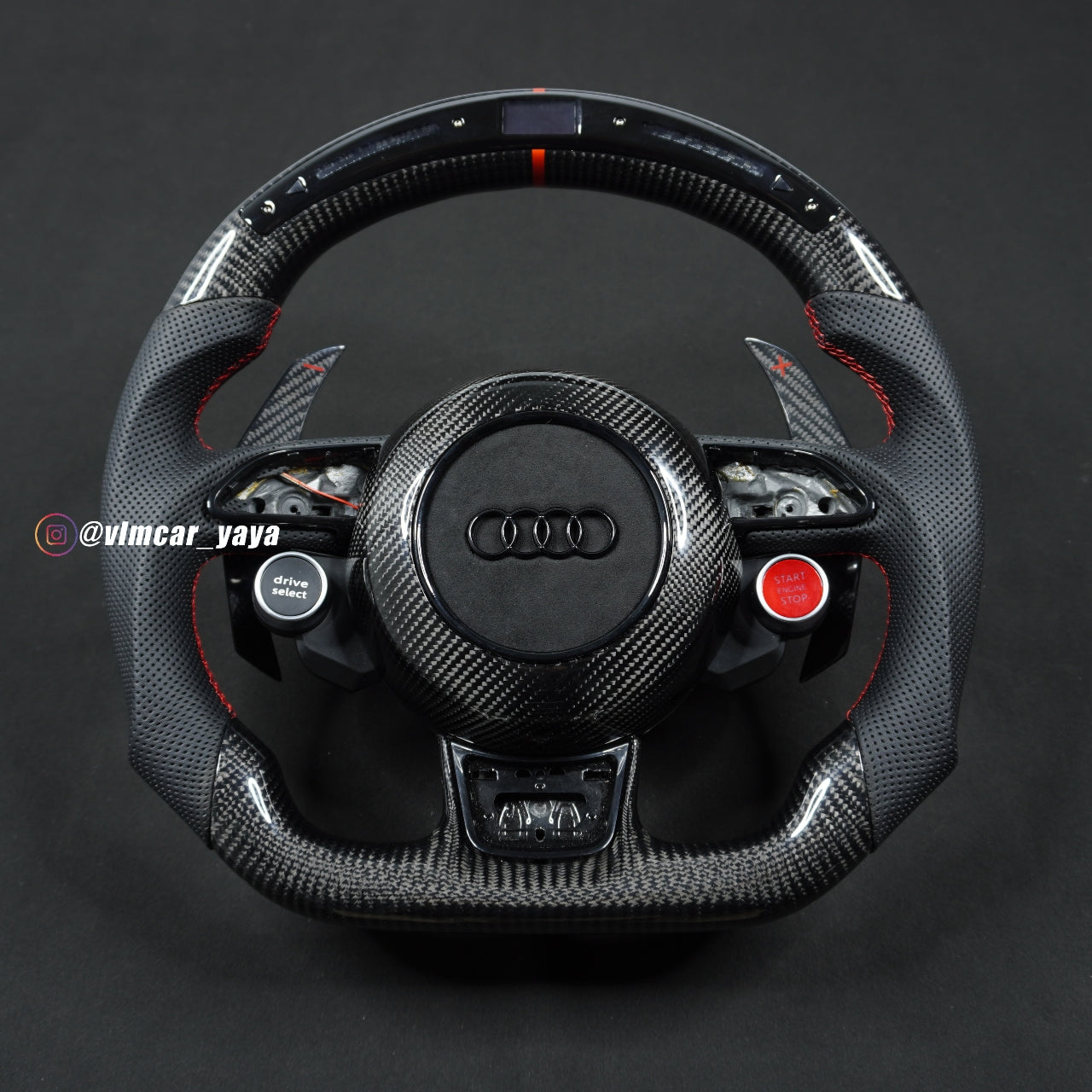 Private Custom Carbon Fiber Steering Wheel For Audi A1 A3 A4 A5 A6 A7 S6 S7 Q3